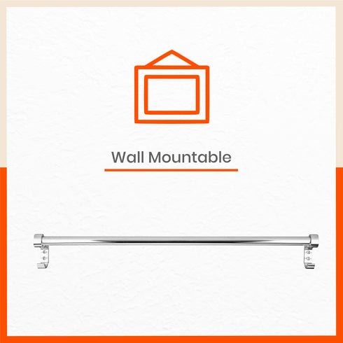 Lyra Aluminium Towel Rod / Rack / Hanger for Home (Large - 24 Inches)